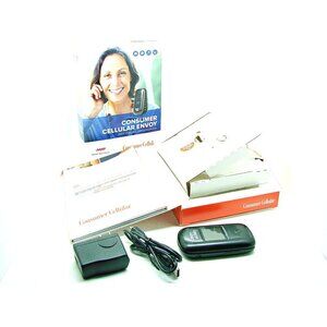 Huawei U3900 Consumer Cellular Envoy Original Box Manual Charging Cord